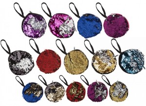 SEQUIN COIN PURSE ASSORTED